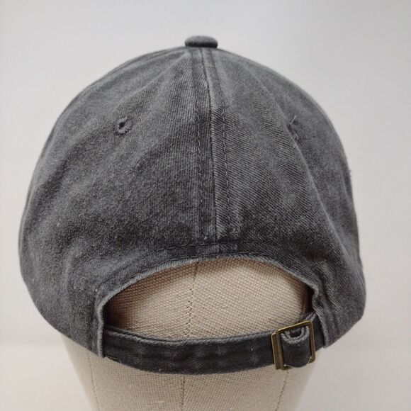 What A Difference A DAVE Makes Slideback Hat Gray OSFA Adjustable 6 Panel Cotton - Picture 5 of 8